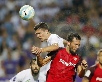 Ujpest FC v Sevilla FC - UEFA Europa League Second Qualifying Round: 2nd Leg-stock-photo