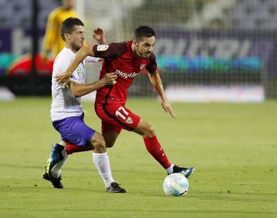 Ujpest FC v Sevilla FC - UEFA Europa League Second Qualifying Round: 2nd Leg-stock-foto
