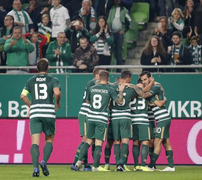 Ferencvarosi TC v MTK Budapest - Hungarian OTP Bank Liga-stock-photo