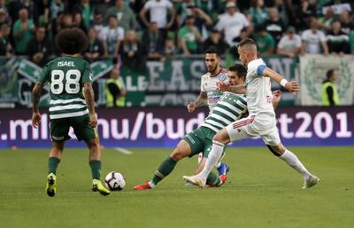 Ferencvarosi TC v DVSC - Hungarian OTP Bank Liga-stock-photo