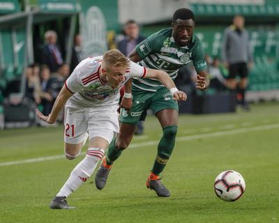 Ferencvarosi TC v DVSC - Hungarian OTP Bank Liga-stock-photo