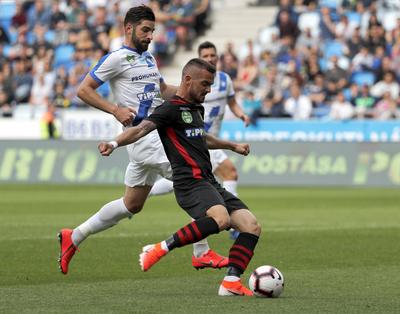 MTK Budapest v Budapest Honved - Hungarian OTP Bank Liga-stock-photo