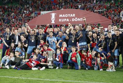 Budapest Honved v MOL Vidi FC - Hungarian Cup Final-stock-foto