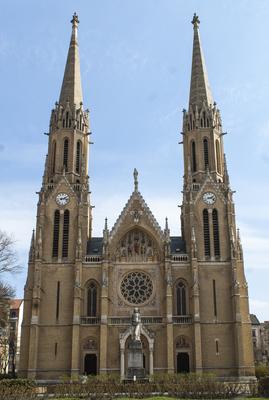 Rózsák tere templom-stock-foto