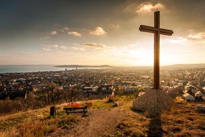 Tamás hegy, Balatonfüred-stock-foto