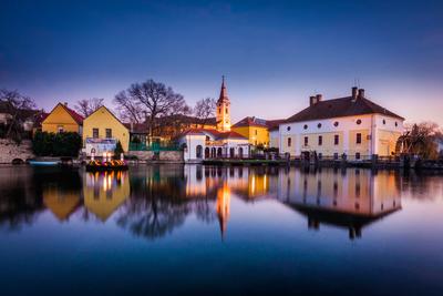 Malom-tó, Tapolca-stock-photo