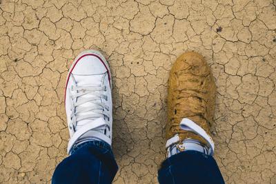 Sáros cipő-stock-foto