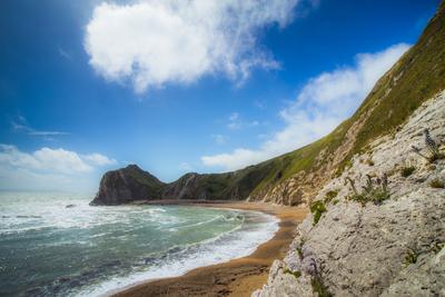 Napos angol tengerpart-stock-foto