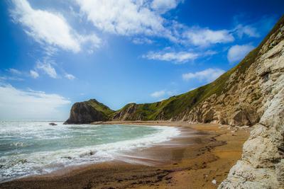 Napos angol tengerpart-stock-foto