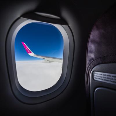 Repülőgép szárny-stock-foto