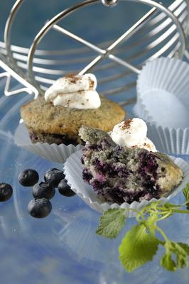 Amerikai áfonyás muffin-stock-foto