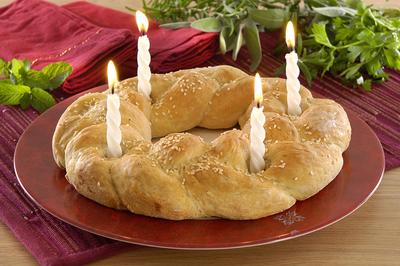 adventi kenyér-stock-foto