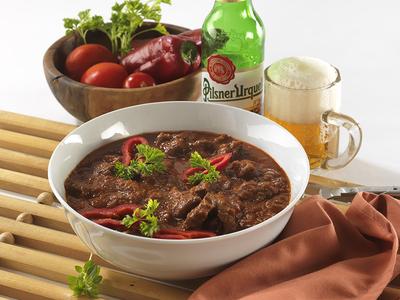 Cseh gulyás-stock-foto