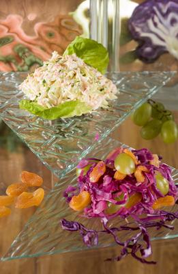 Cole slaw (kol szlo) saláta-stock-foto