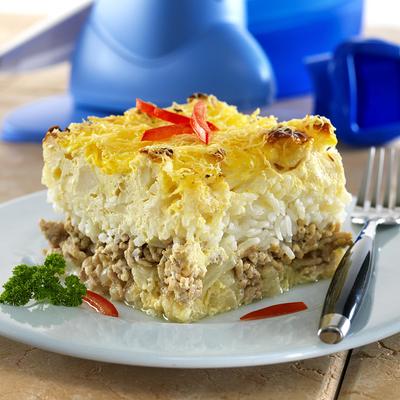 fácános rakott karfiol-stock-foto