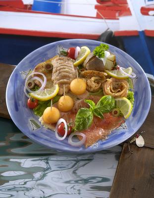 hideg halízelítő-stock-foto