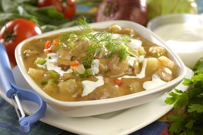 karalábés hús-stock-foto