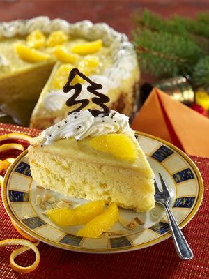 Karácsonyi narancstorta-stock-foto