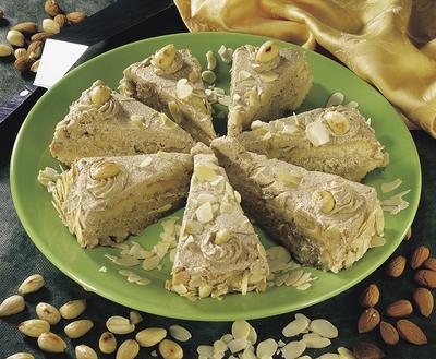 Mandulatorta liszt nélkül-stock-foto