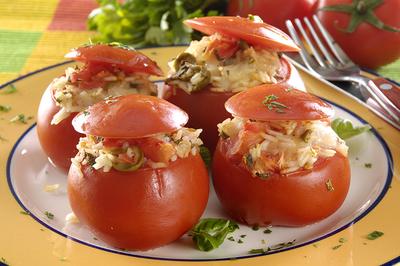 nápolyi töltött paradicsom-stock-foto