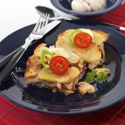 nyári rakott csirke-stock-foto