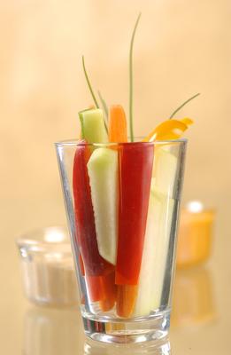 zöldség mártogatós-stock-foto