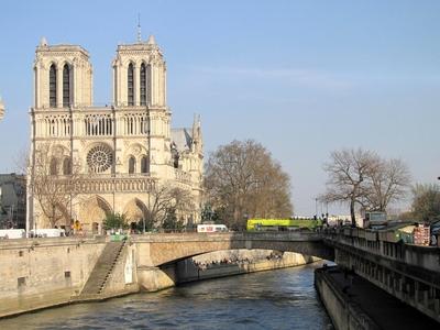 A párizsi Notre Dame-stock-foto