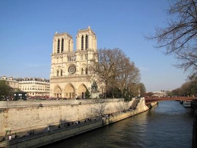 A párizsi Notre Dame-stock-foto