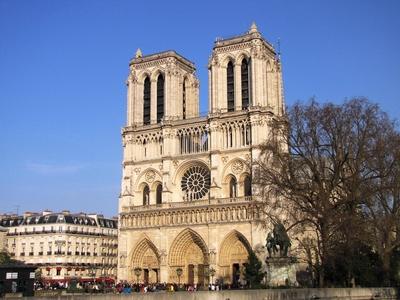 A párizsi Notre Dame-stock-foto