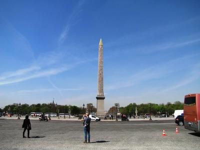 Párizs - Luxor obeliszk-stock-foto