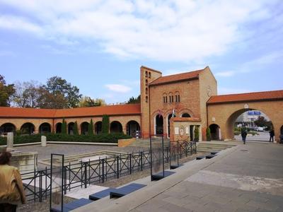 A székesfehérvári királyi koronázó templom romjai-stock-foto