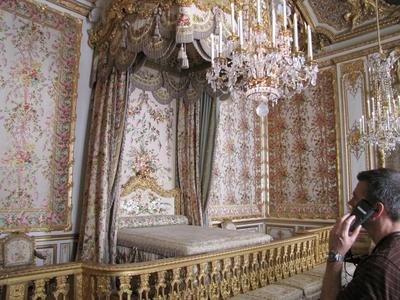 A versaillesi kastély királynõ szobája-stock-foto