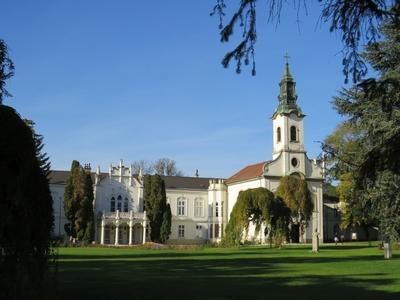 A martonvásári Brunszvik kastély-stock-foto