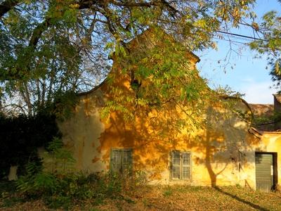 Régi ház Tatán-stock-foto