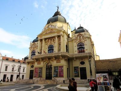 Pécsi Nemzeti Színház-stock-foto