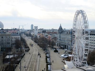 Debreceni panoráma-stock-foto