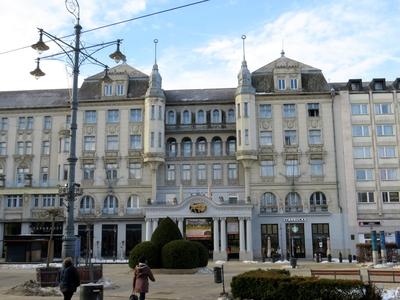 Arany Bika szálloda - Debrecen-stock-foto