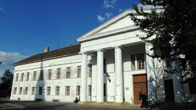 Szekszárd - Vármegyeház - Pollack Mihály-stock-foto