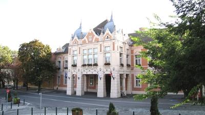 Szekszárd - Városháza-stock-foto