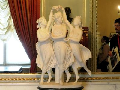 Három grácia - Albertina múzeum-stock-foto