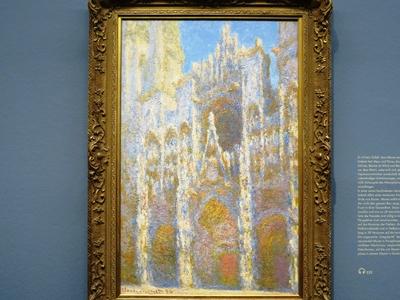 Claude Monet: A napsütötte roueni katedrális-stock-foto