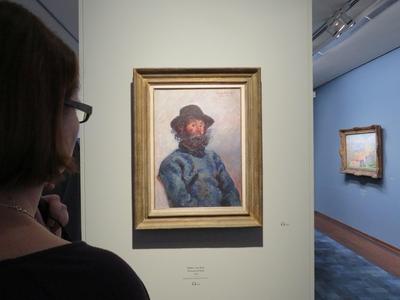 Claude Monet: Poly arcképe-stock-foto