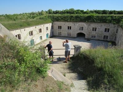 Komárom - Monostori erõd-stock-foto