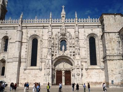 A lisszaboni Jeromos kolostor-stock-photo