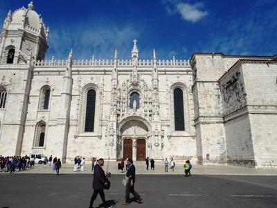 A lisszaboni Jeromos kolostor-stock-photo