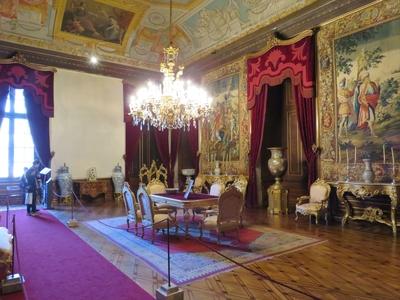 Portugál királyi palota - Ajuda-stock-photo