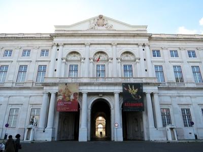 A lisszaboni királyi palota - Ajuda-stock-foto