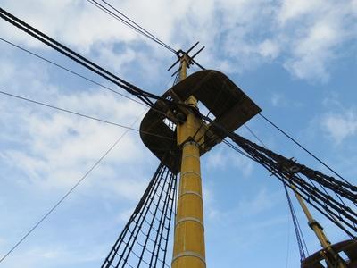 Portugál vitorlás hadihajó-stock-foto