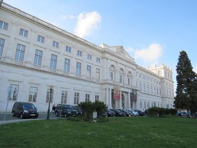 A lisszaboni királyi palota - Ajuda-stock-foto