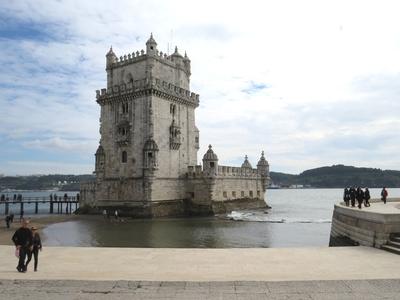 A lisszaboni Belem torony-stock-photo
